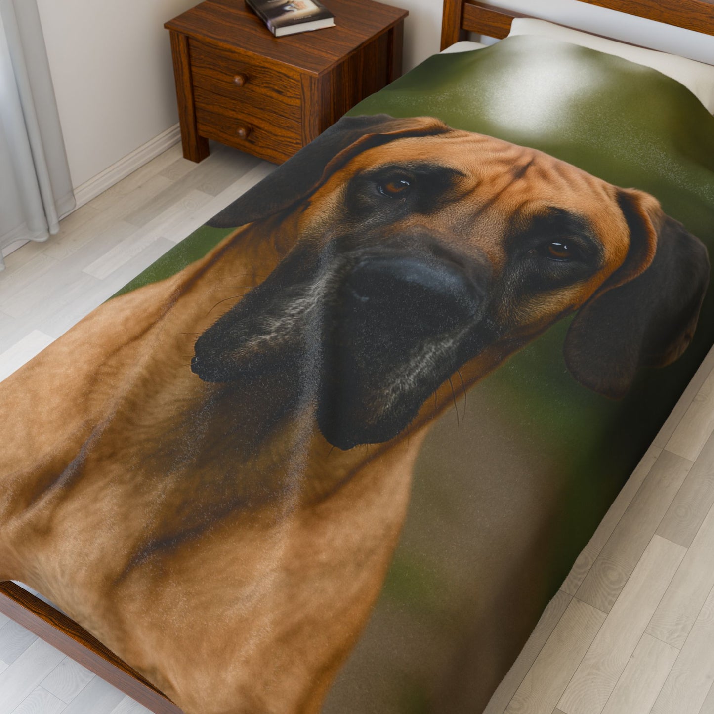 Cozy Pet-Inspired Velveteen Plush Blanket, Dog Lover Gift, Home Decor, Warm Throw, Animal Blanket, Snuggle Blanket