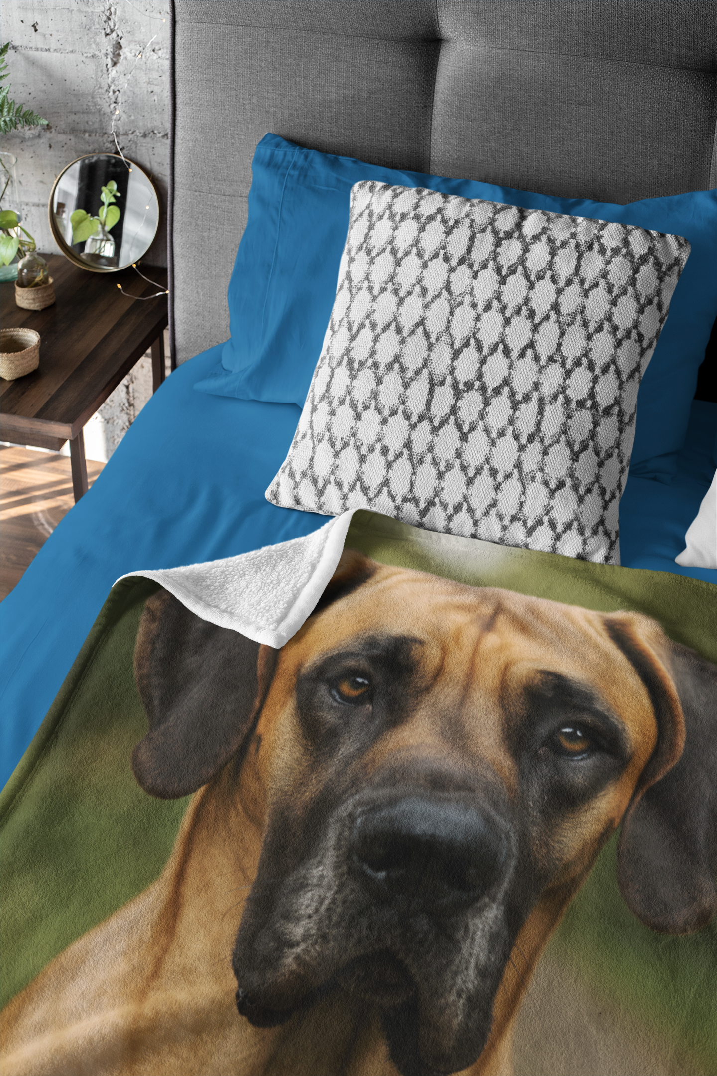 Cozy Pet-Inspired Velveteen Plush Blanket, Dog Lover Gift, Home Decor, Warm Throw, Animal Blanket, Snuggle Blanket